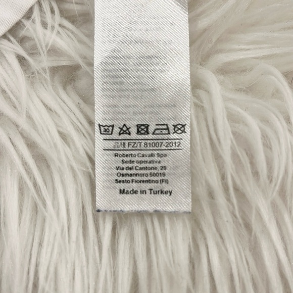 Roberto Cavalli Cotton Logo Black & White Tee - Picture 11 of 13